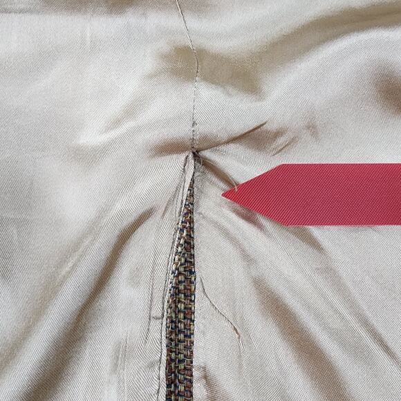 Territory Ahead Blazer Mens 44S Tan Brown Textured Silk Tweed Sport Coat Jacket - Picture 16 of 16